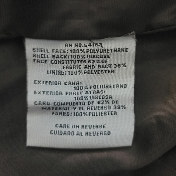 Levis Faux Leather Jacket Size Medium - Picture 12 of 15